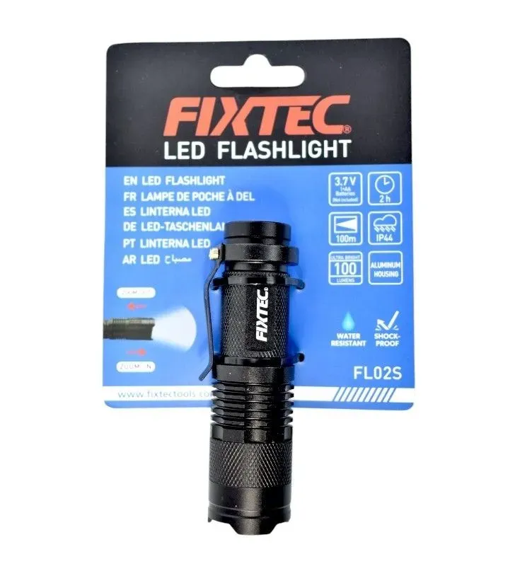 Linterna 879 Fixtec FL02S – Potente y Resistente
