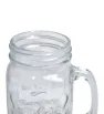 Mason Cristal 480 ml con Popote | Cuisine Spot | Colores: Amarillo, Rojo, Verde, Azul