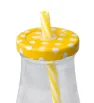Vaso Botella Mason 500 ml Cuisine Spot - Tapa Metálica y Popote
