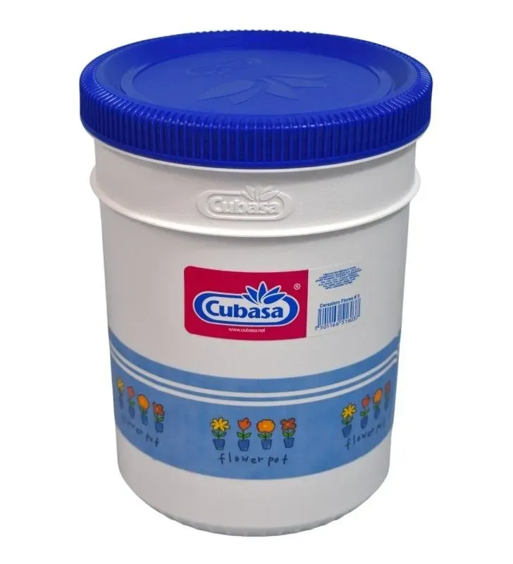 Cerealero Flores No. 3 Cubasa – Práctico y Decorativo