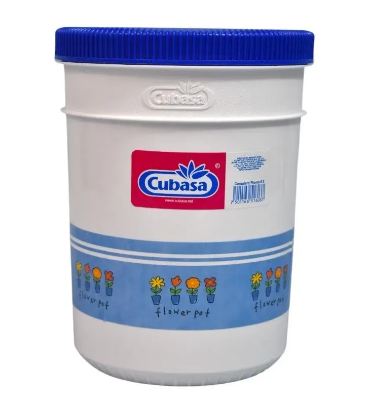 Cerealero Flores No. 3 Cubasa – Práctico y Decorativo