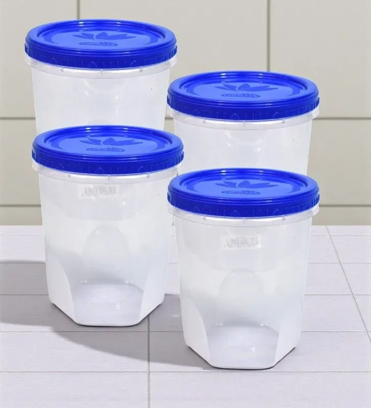 Juego de 4 Herméticos Twist 900 ml Cubasa – Prácticos y Resistentes