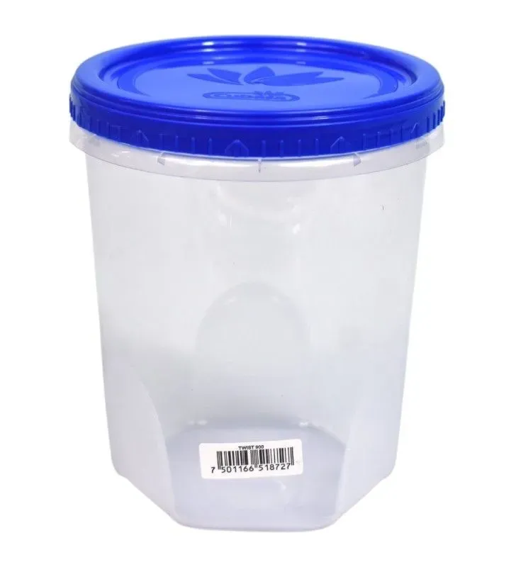 Juego de 4 Herméticos Twist 900 ml Cubasa – Prácticos y Resistentes