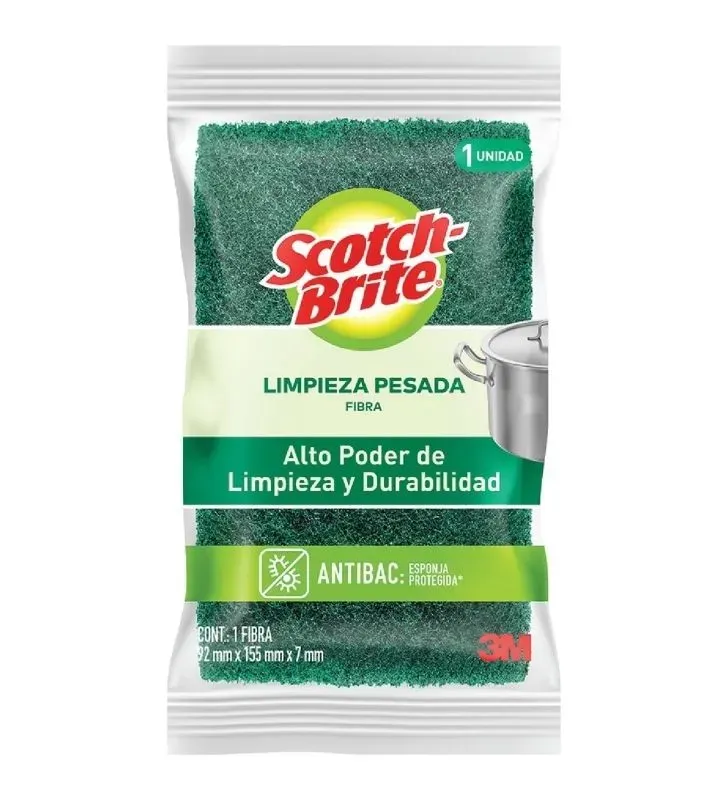 Fibra Verde Popular Scotch-Brite – Limpieza Efectiva