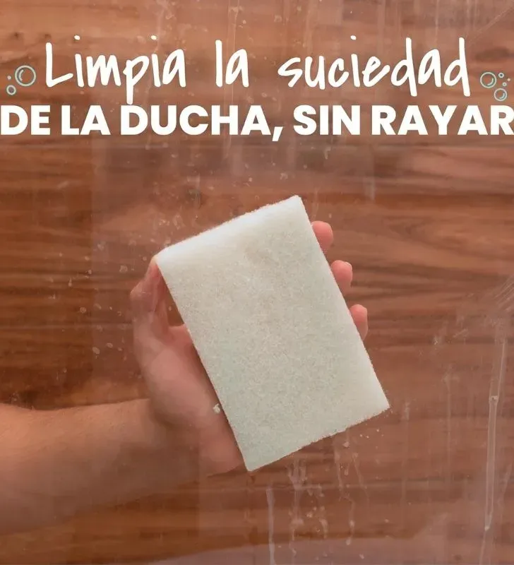 Fibra-esponja Scotch-Brite para Baños y Azulejos (Blanca) – 1 pieza