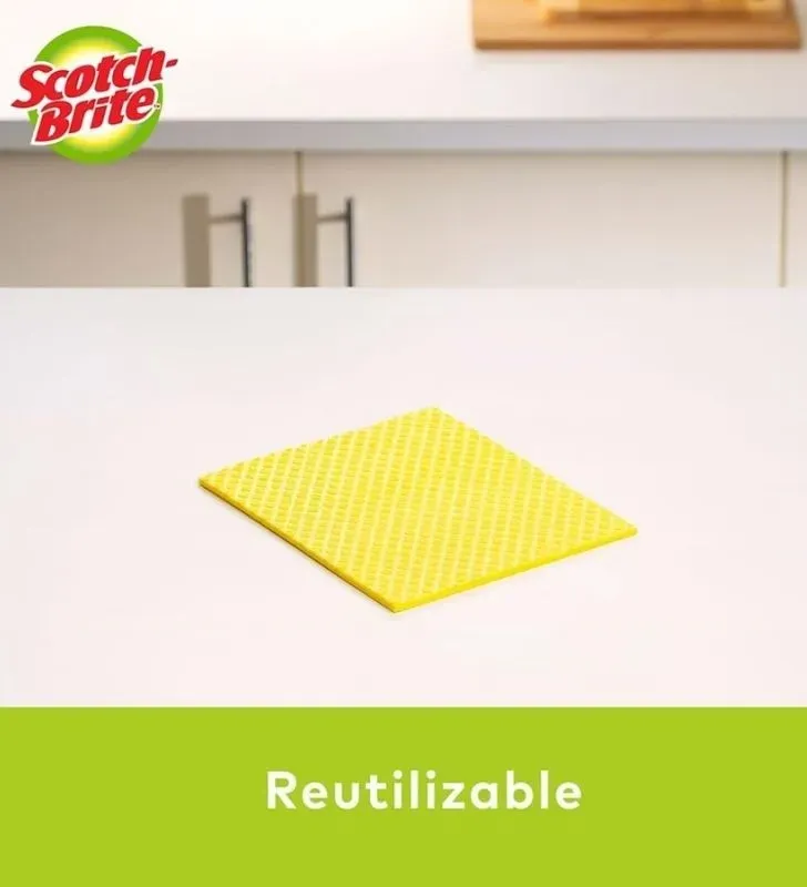 Paño Esponja Scotch-Brite Multicolor – Pack de 3 (Superabsorbente)