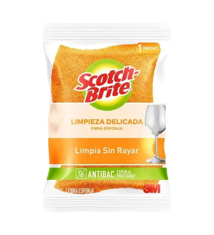 Fibra-Esponja Scotch-Brite Cero Rayas Grande – 1 pieza