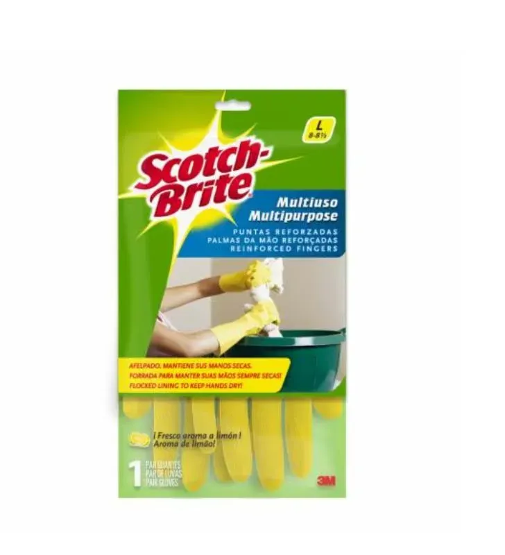 Guante Multiusos Grande Afelpado Scotch-Brite – Resistente y Cómodo