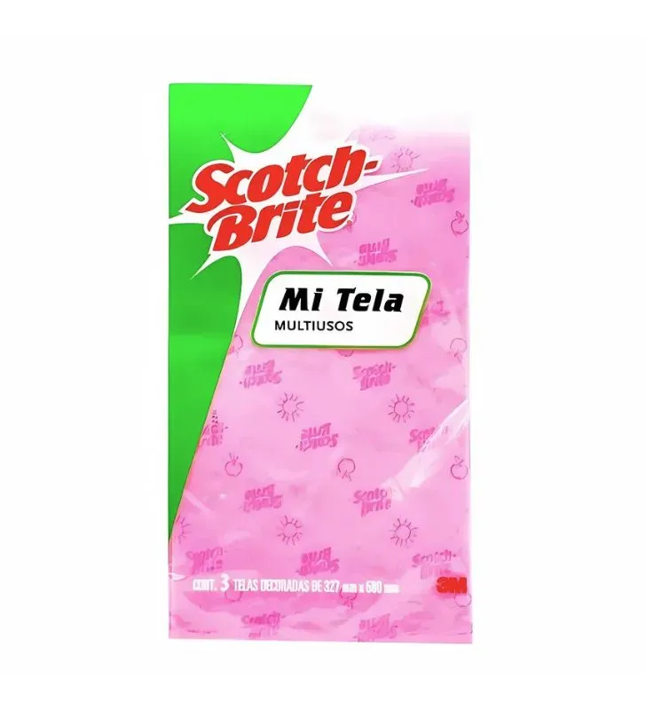 Mi Tela Multiusos 3PK Scotch-Brite – Limpieza Práctica y Eficaz