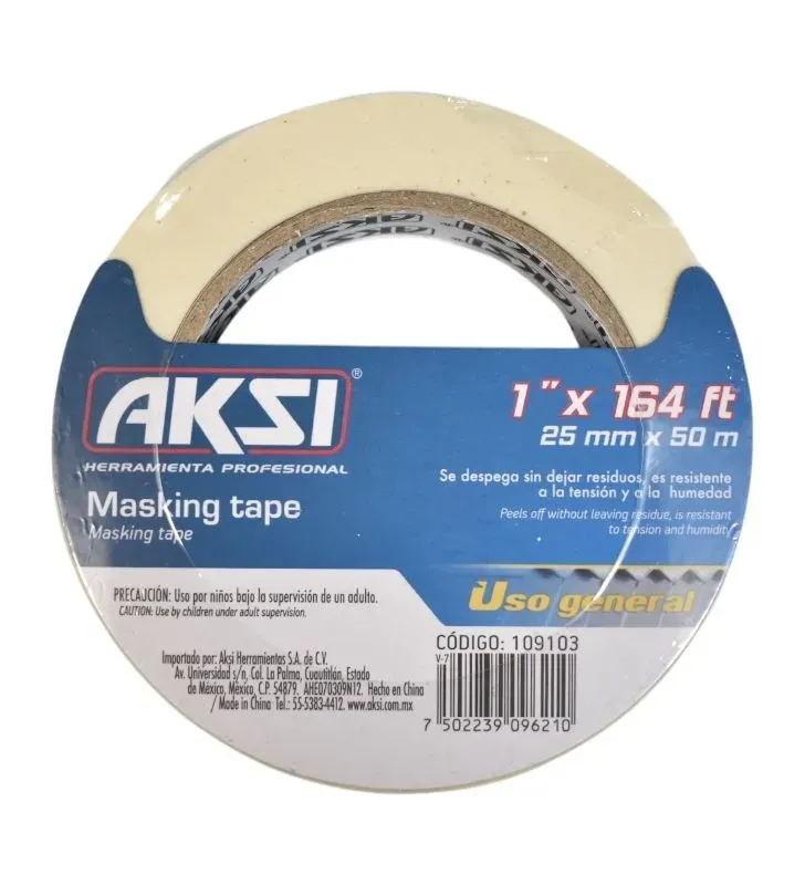 Masking Tape 1" Aksi – Cinta Adhesiva Precisa y Versátil