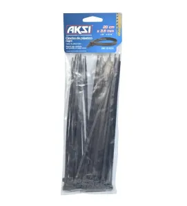 Cincho de Plástico 200x3.6 mm Aksi 103014 – Resistente y Seguro