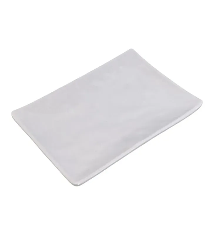 Plato Rectangular 20 cm Texturizado Travessa – Elegante y Resistente