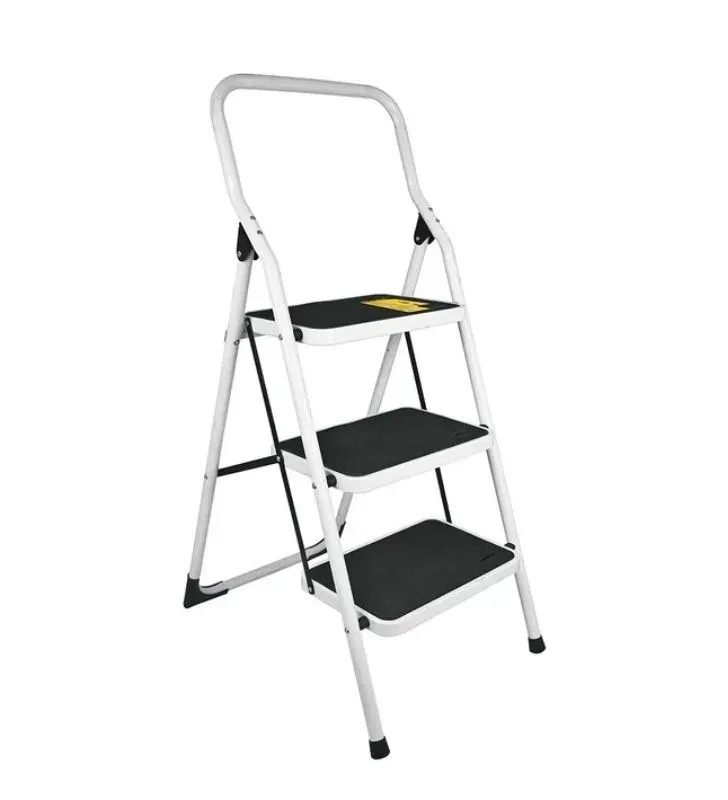 Escalera Tubular 3 Escalones Aksi 308933 – Resistente y Práctica
