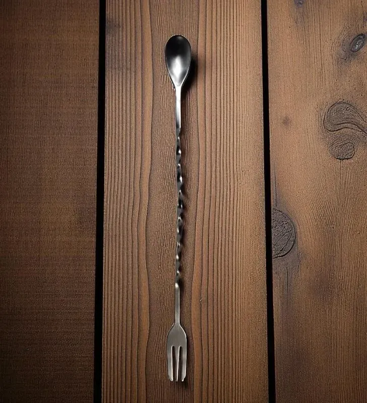Cuchara para Bar 2 Cabezas Travessa – 32 cm Acero Inoxidable