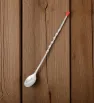 Cuchara para Bar Travessa 30 cm con Tapón Rojo – Acero Inoxidable