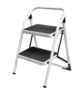 Escalera Tubular 2 Escalones Aksi 308932 – Ligera y Resistente