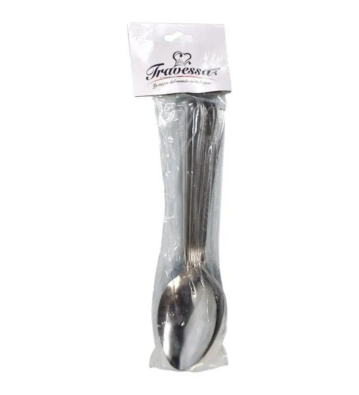 Cuchara Sopera Barcelona Travessa 18 cm – Acero Inoxidable