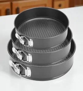 Set de 3 Moldes Antiadherentes Cuisine Spot – 28, 26 y 24 cm