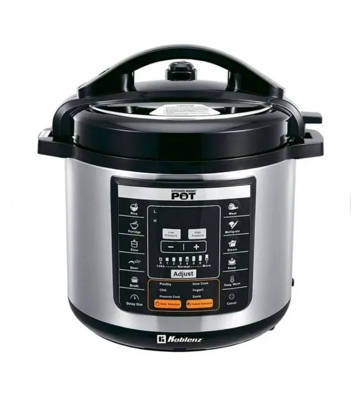 Olla de Presión Eléctrica Koblenz Kitchen Magic Pot – 6L, 17 Funciones