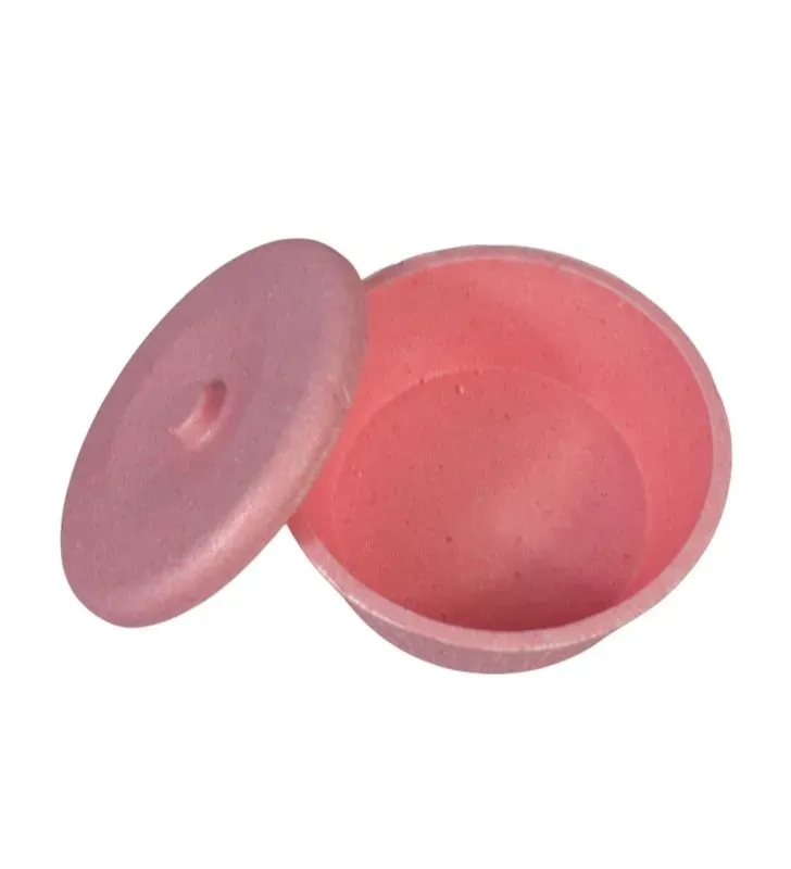 Tortillero Unicel Grabado Tipo Mimbre Rosa Naviempaques