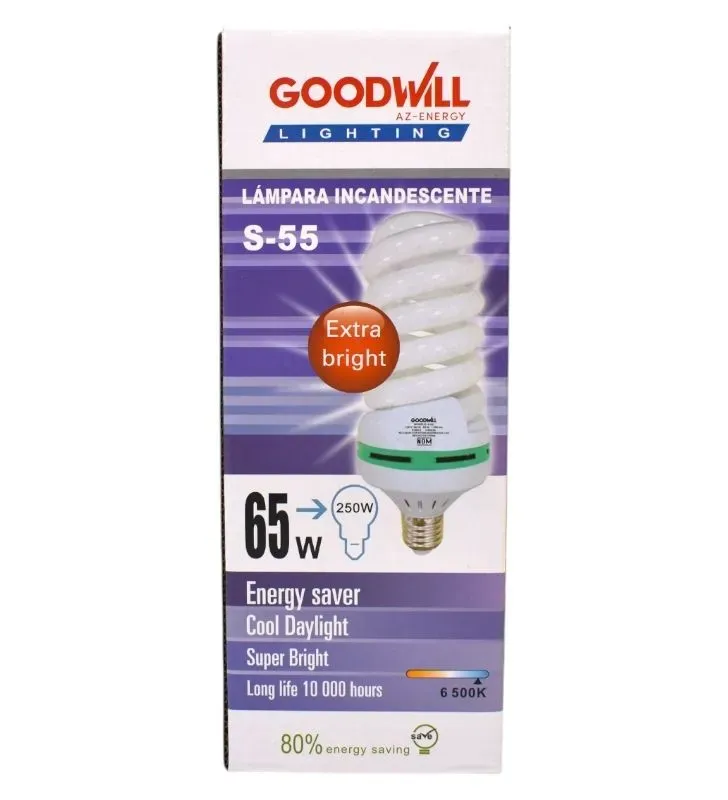 Foco Ahorrador 65W Goodwill S-55