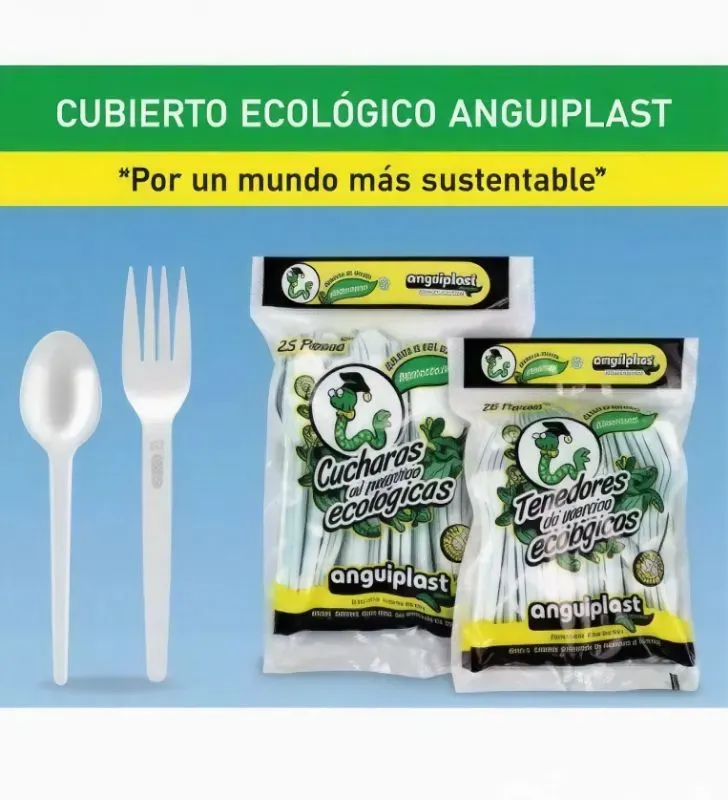 Tenedor Chico Blanco Anguiplast PT024023 50 Piezas