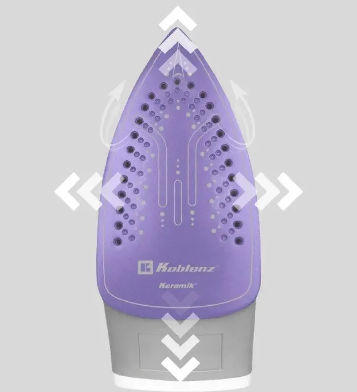 Plancha de Vapor Koblenz PKK-340L Ultra Keramic – Suela Cerámica