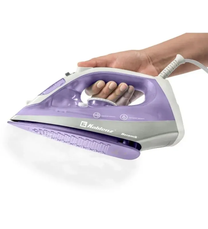 Plancha de Vapor Koblenz PKK-340L Ultra Keramic – Suela Cerámica