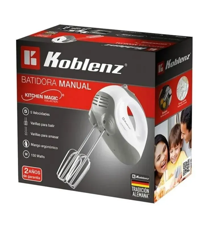Batidora Manual Koblenz BMKM-150 PB – Ligera y Eficiente