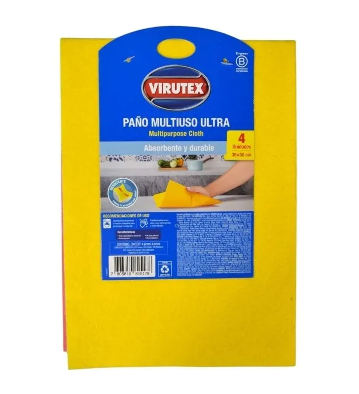 Paño Limpieza Profunda Virutex – Alto Rendimiento
