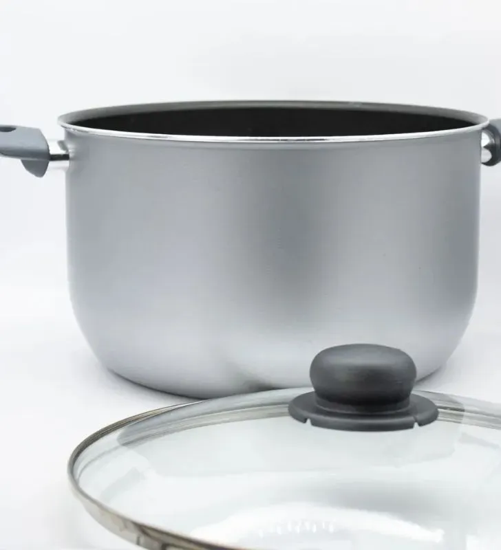 Cacerola 24 cm Silver Indus Ilko – Con Tapa