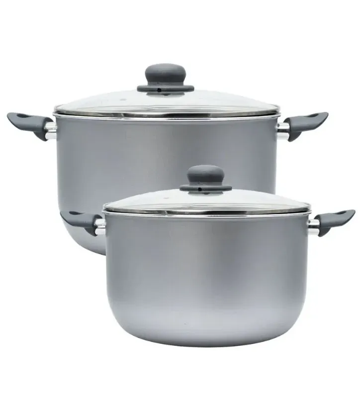 Cacerola 24 cm Silver Indus Ilko – Con Tapa