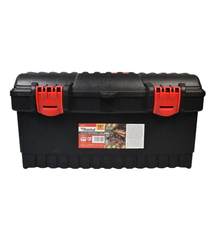 Caja Organizadora Santul 6410 – 19″ Negra con Charola Amarilla