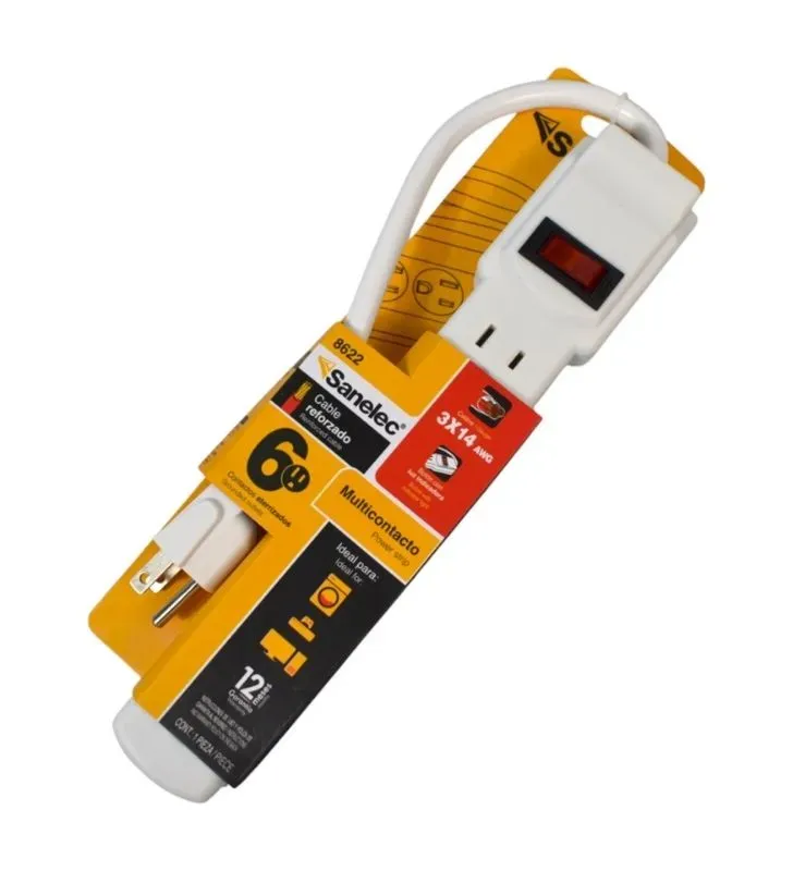 Multicontacto Sanelec 8622 – 6 Contactos