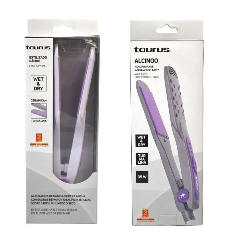 Alaciadora Taurus Alcinoo – Plancha para Cabello Profesional