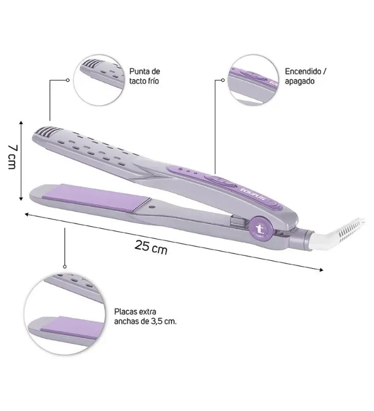 Alaciadora Taurus Alcinoo – Plancha para Cabello Profesional
