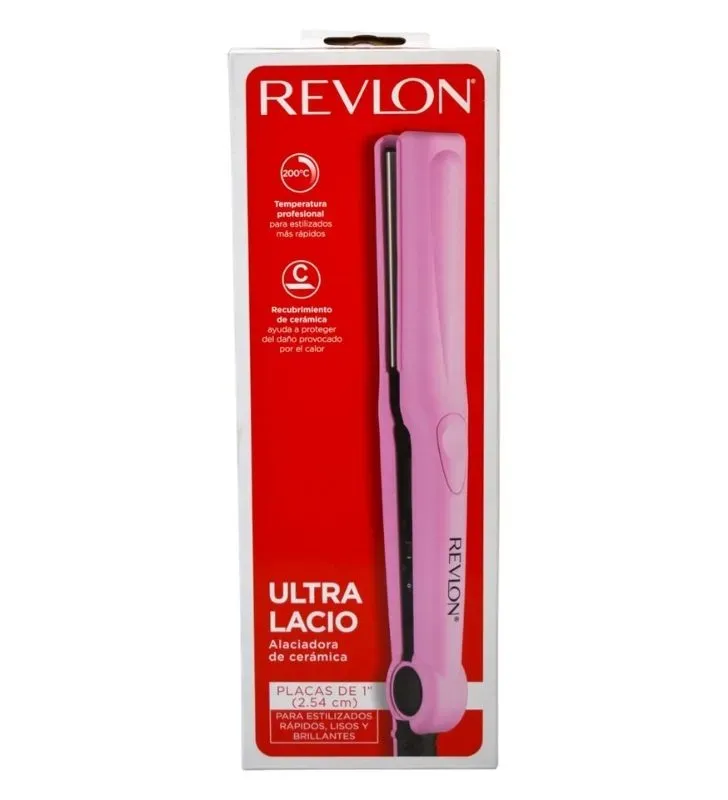 Alaciadora Revlon RVST2505PKLA1 – Placas de Cerámica 1"