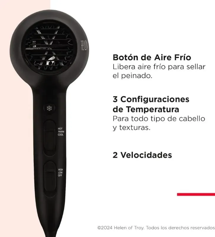 Secadora Profesional Revlon Essentials RVDR5347LA1 – Rendimiento Superior