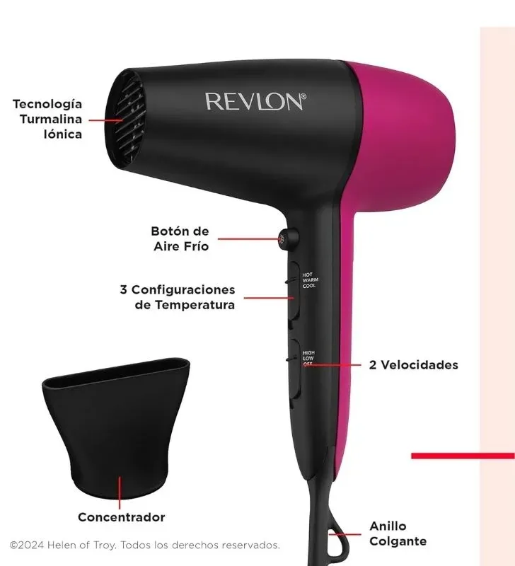 Secadora Profesional Revlon Essentials RVDR5347LA1 – Rendimiento Superior