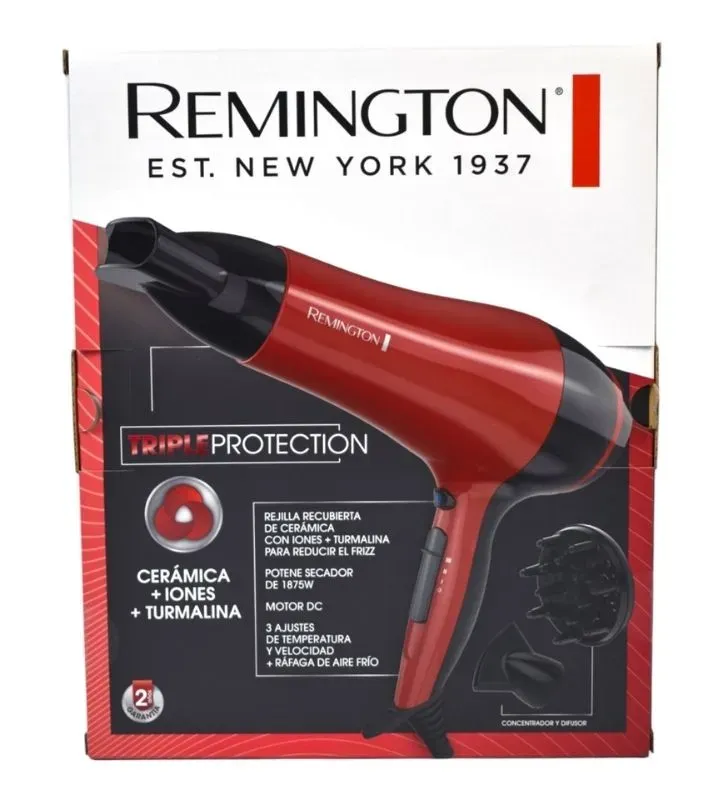 Secadora Remington D3080R Triple Protección – Profesional y Eficiente