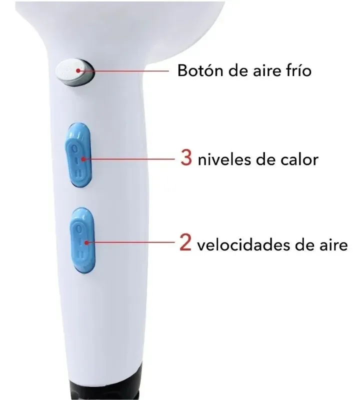 Secador de Cabello RCA RC-P11 – Potente y Funcional