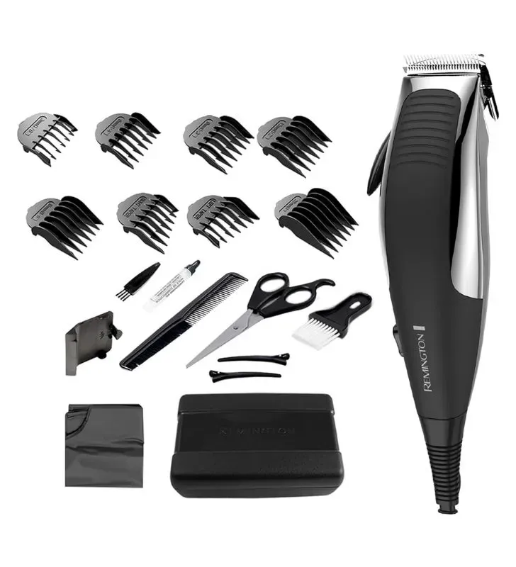 Cortador de Cabello Remington HC1095A-WMF – Kit Completo de 19 Piezas