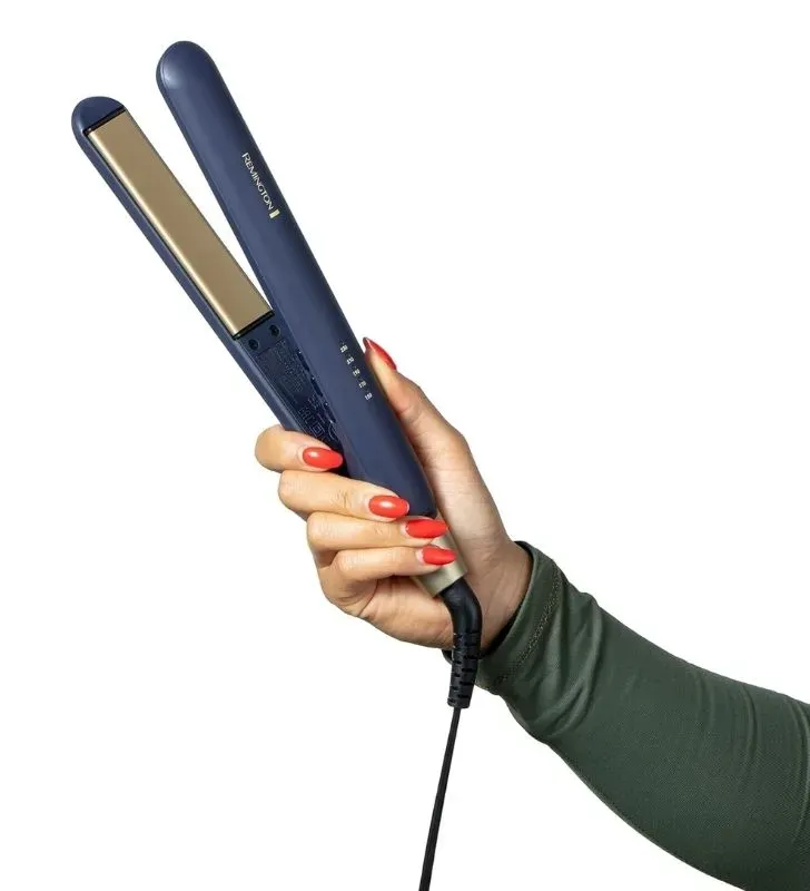Plancha Remington Sapphire Luxe S5805-110F – Placas con Zafiro, Hasta 230 °C