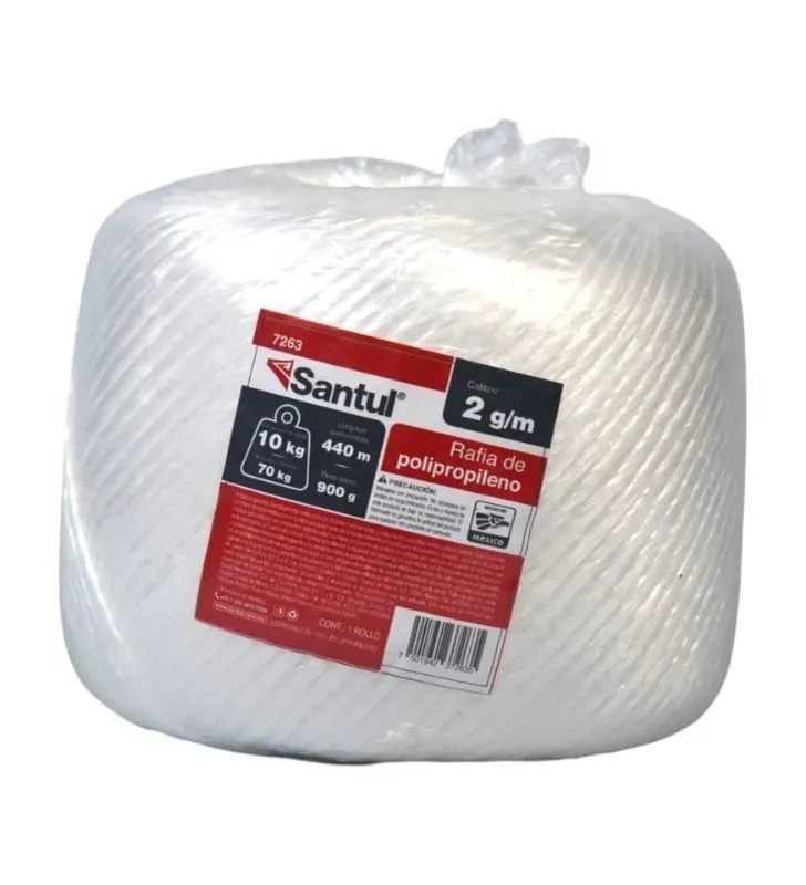 Rafia Blanca Santul 7263 – 900 g, calibre 2.2 g/m