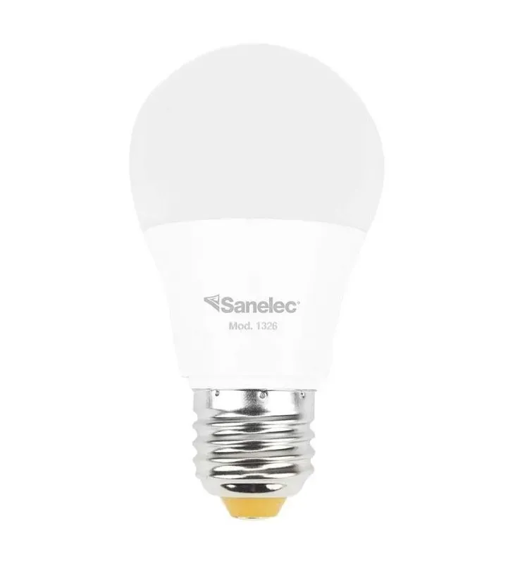 Foco LED Sanelec 1326 – 9 W Luz Cálida E27