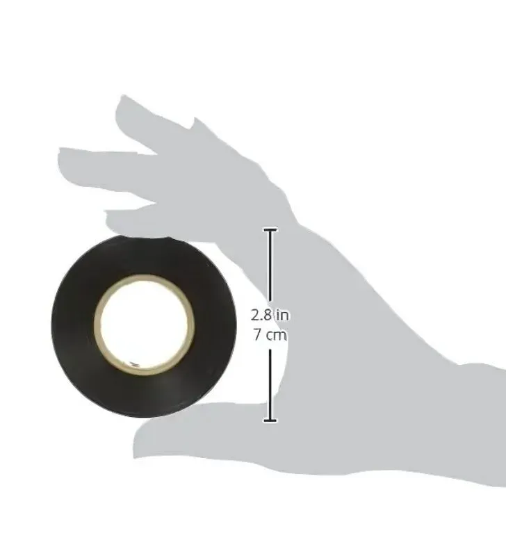 Cinta de Aislar Negra Sanelec 5708 – 19 mm x 18 m