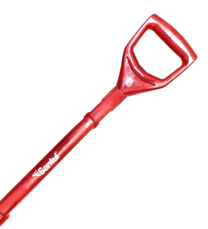 Pala Santul 7400 Plastiforze – Pala Cuadrada Reforzada con Mango Rojo