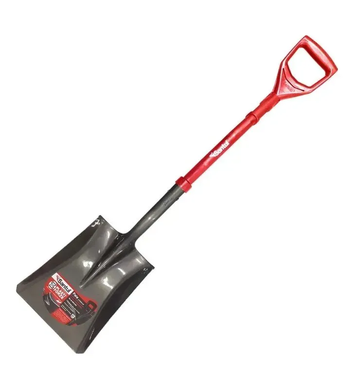 Pala Santul 7400 Plastiforze – Pala Cuadrada Reforzada con Mango Rojo