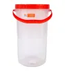 Bote Rosca Graduado Jumbo con Asa Arplasa – 2.8 L Transparente