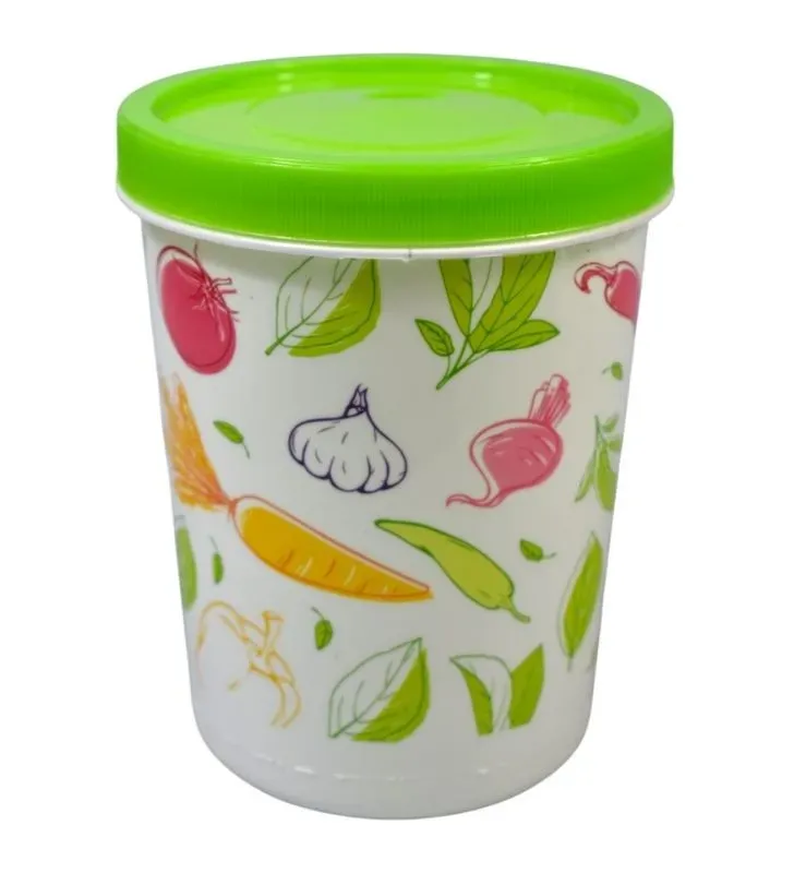 Recipiente Arplasa 1200 ml con Tapa Rosca – Decorado y Hermético